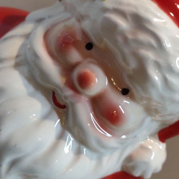 Vintage Santa Ceramic Cookie Jar . TS - Picture 2 of 6